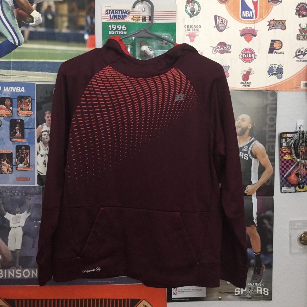 Red Russell Hoodie (Worn Once)